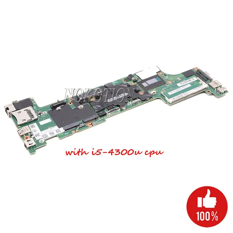 

NOKOTION 04X5152 04X5164 Laptop motherboard For Lenovo Thinkpad X240 SR1ED i5-4300U CPU onboard DDR3L VIUX1 NM-A091