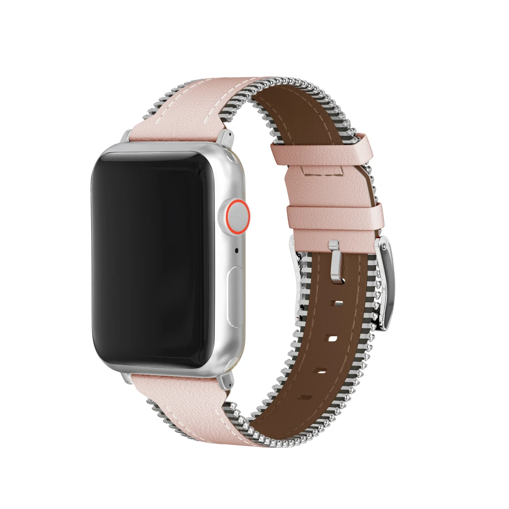 Аксессуары для часов Ремешок для Apple Watch Band 44 мм 40 мм ремешок 42 мм 38 мм серия 4 3 2 1 iWatch браслет из натуральной кожи