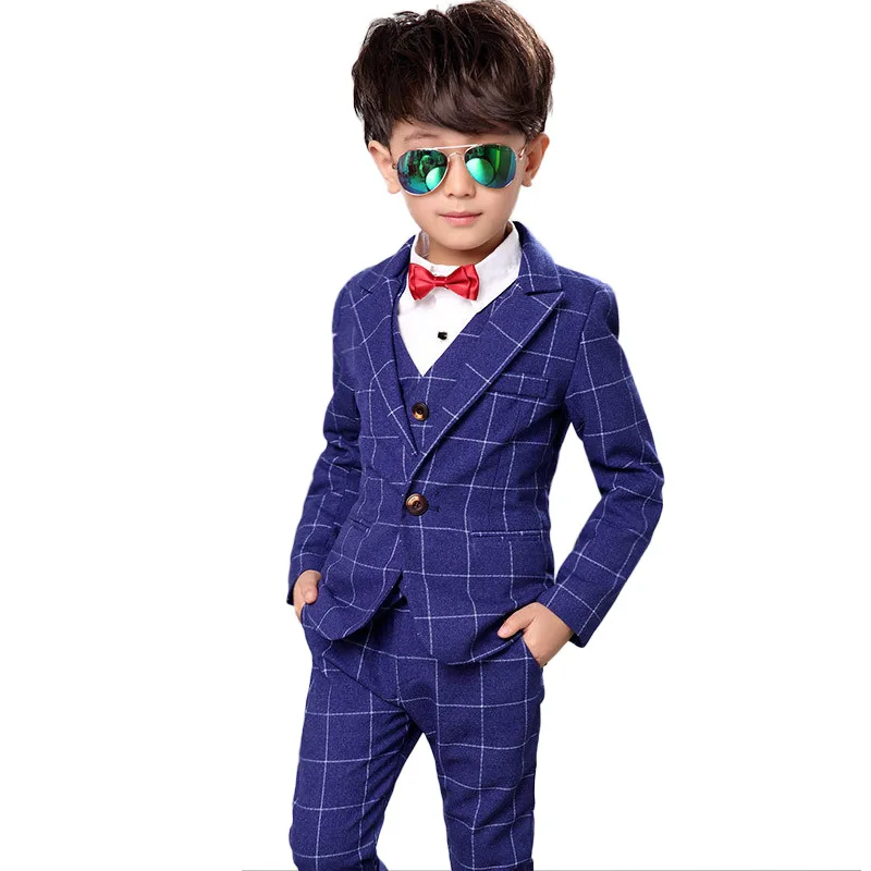 

2019 new 5pcs/Set Boys Suits For Weddings Kids Prom Suits Formal Children Big Boys Sets Blazer Boys Clothes Set 170cm
