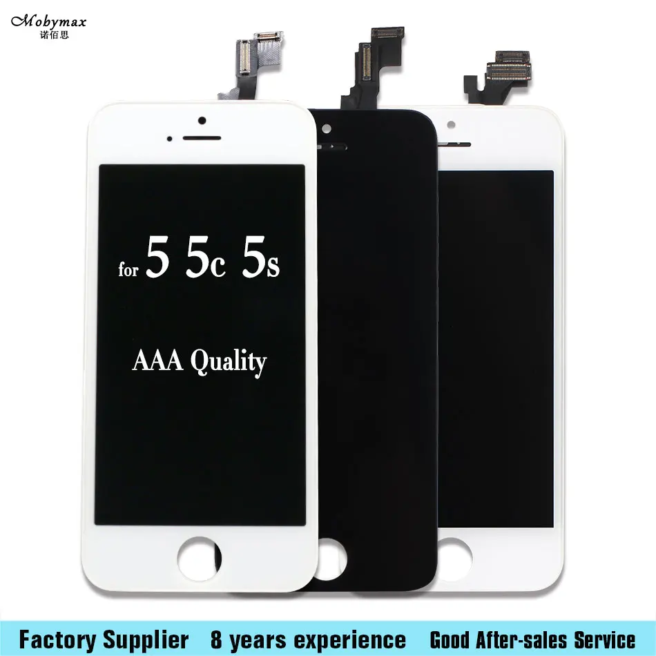 

Mobile Phone LCD Display with Touch Screen Digitizer Assembly No Dead Pixel For iPhone 5 5c 5S 4 4S LCD aaa+++Quality