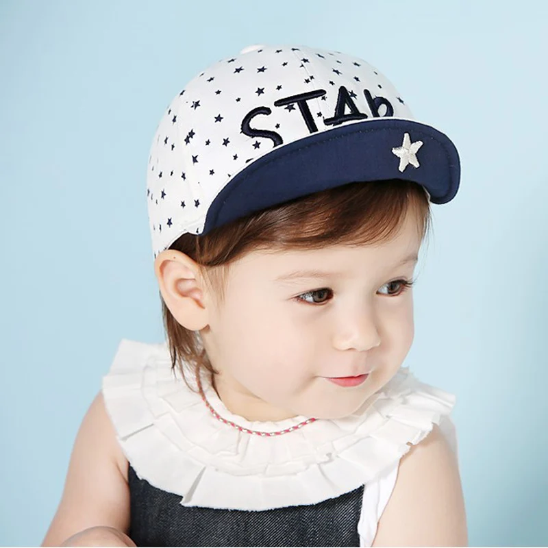 1 Piece Baby Hat Girls Boys Embroidery Baseball Cap Infant Summer