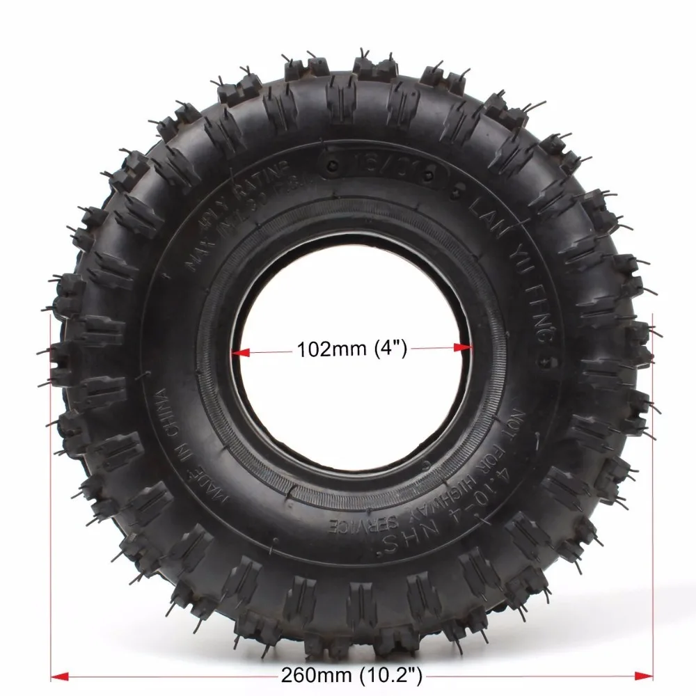 MYMotor 4 10 410 10/3 50 шины + внутренняя трубка для Rototiller сад снегоочиститель Go корзину