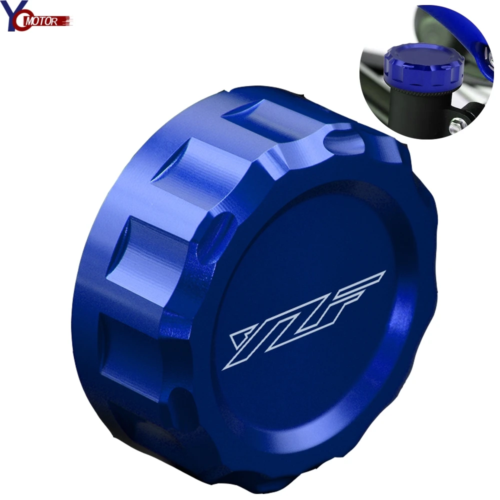 

CNC Aluminum Motorcycle Accessories Rear Brake Fluid Reservoir Cover Caps Cylinder Reservoir Cover For Yamaha YZF-R3 2015-2017