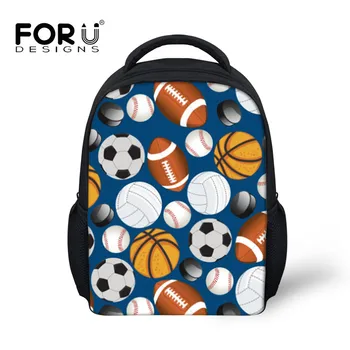 

FORUDESIGNS 3D Foot Ball Pattern Kids Bags for Boys Girls School Rucksack Kindergarten Baby Schoolbag Backpack Book Bags 2019