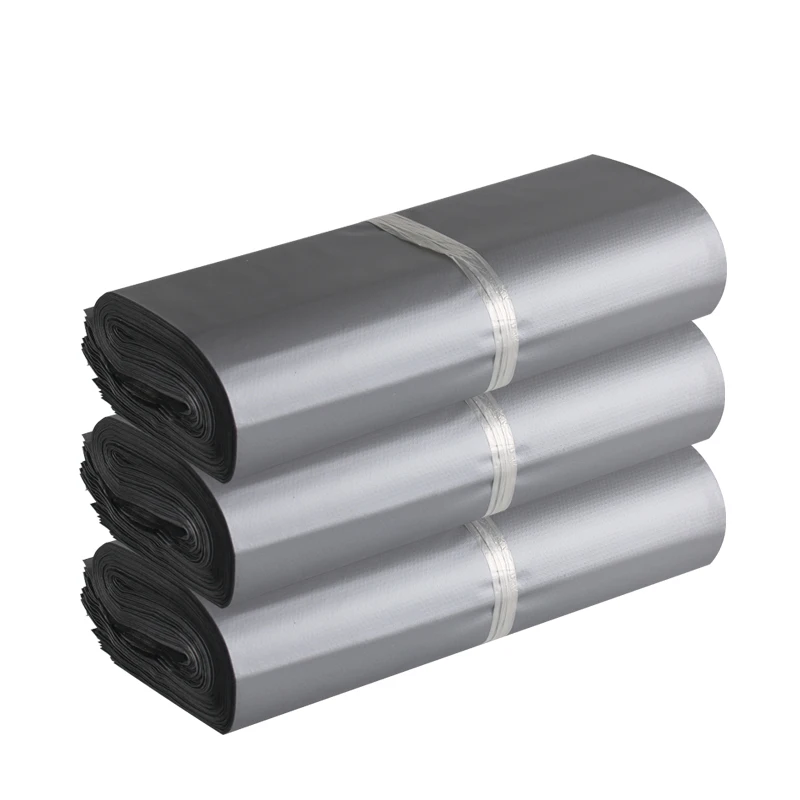 42*55cm Gray Color Poly Self Adhesive Mailing Bags Courier Poly Plastic