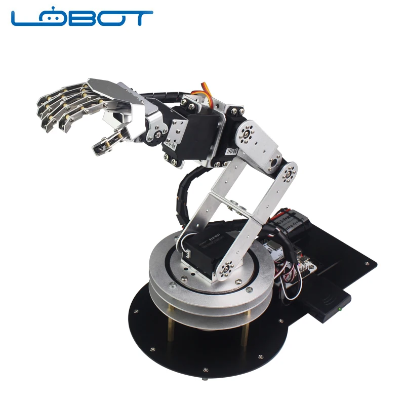 6 DOF для робота, на базе Arduino рука пять пальцев сплав танцы ручной комплект с гуманоидным пультом дистанционного управления RC части робот игрушка