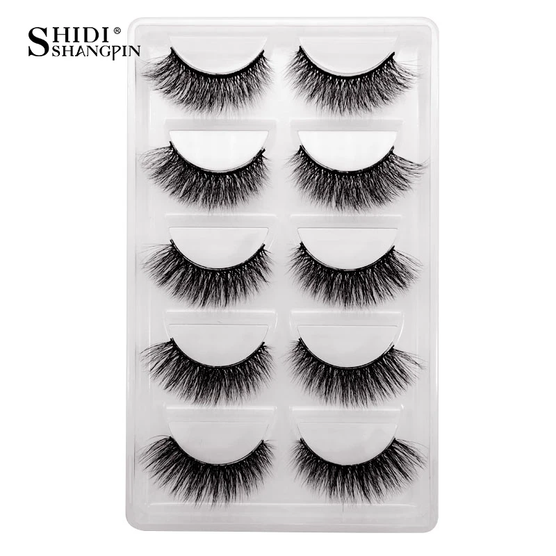 

SHIDISHANGPIN 50 lots Wholesale Eyelashes Natural Mink Eyelashes Makeup False Eyelashes Mink Lashes Eyelash Extensions maquiagem