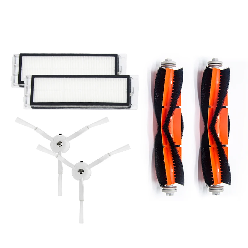 

Hepa filter vacuum cleaner parts for Xiaomi Mi roborock Robot accessories S5 S50 2 HEPA Filter + 2 Side Brush + 2 Main Brush