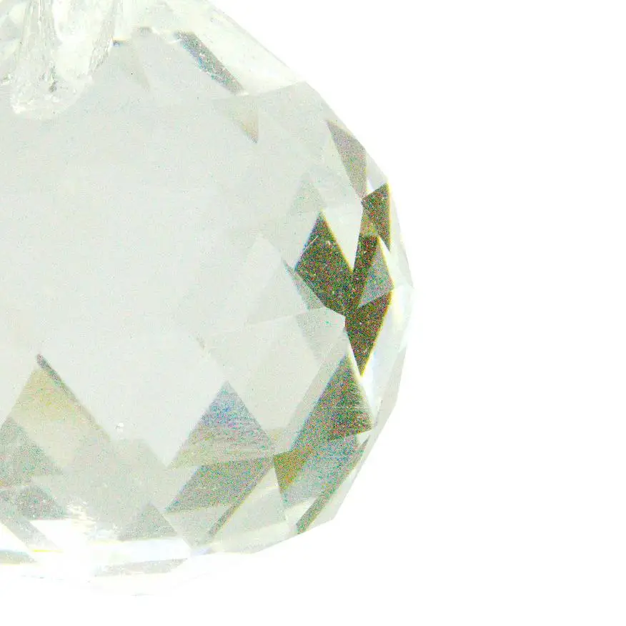 40 мм фэн-шуй граненые декоративные кристаллы мяч(прозрачный