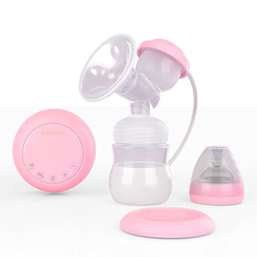 Hot Selling Electric Breast Pump Breast Bilateral Dual-frequency 9 Gears Adjustment Milk Pump with Battery