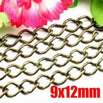 

9x12mm Antique Bronze Jewelry Link Chain