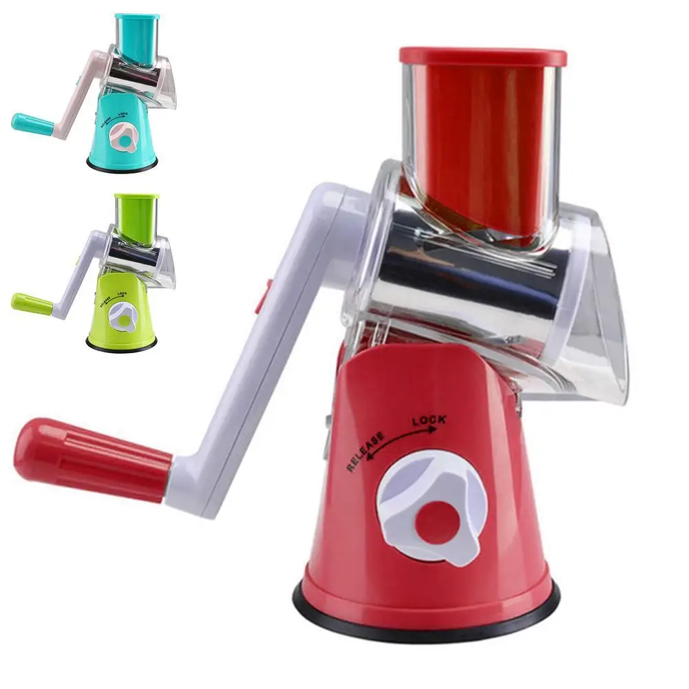 

Handheld Easy Manual Spiral Vegetable Cutter Kitchen Vegetable Chopper Dicer Slicer Cutter Stainless Steel Blades Kitchen Tool