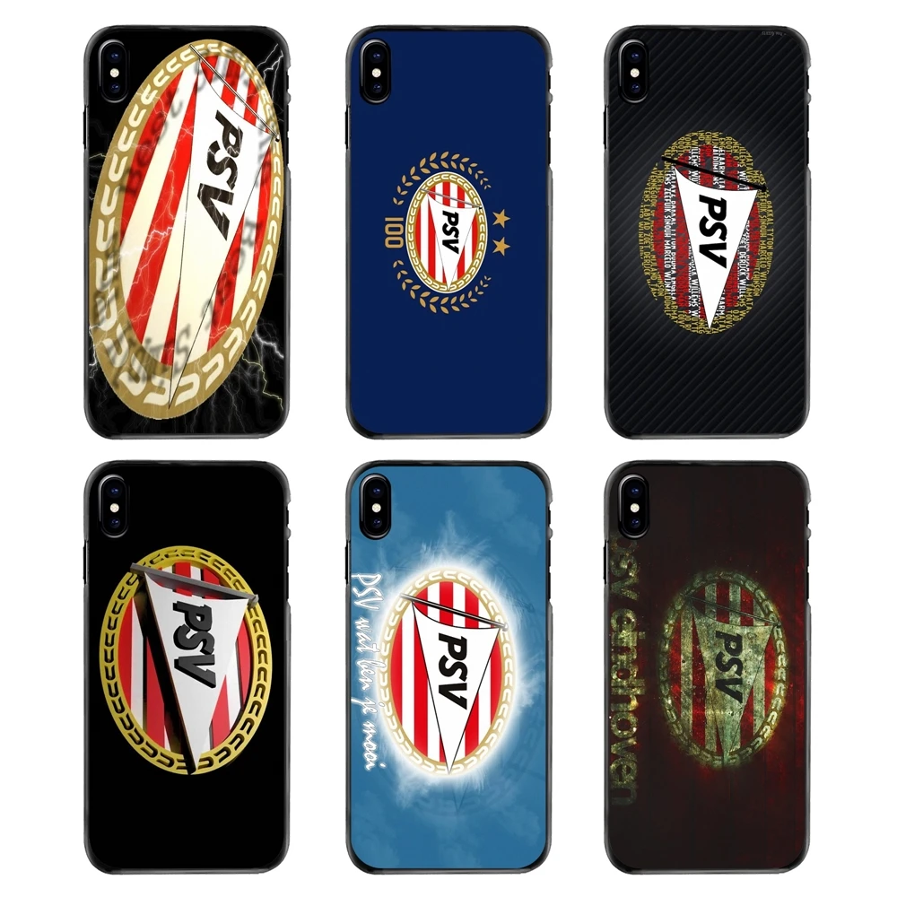 

PSV Eindhoven Soccer Football Logo Accessories Cases Cover For iPhone 4 4S 5 5S 5C SE 6 6S 7 8 Plus X XR XS Max iPod Touch 4 5 6