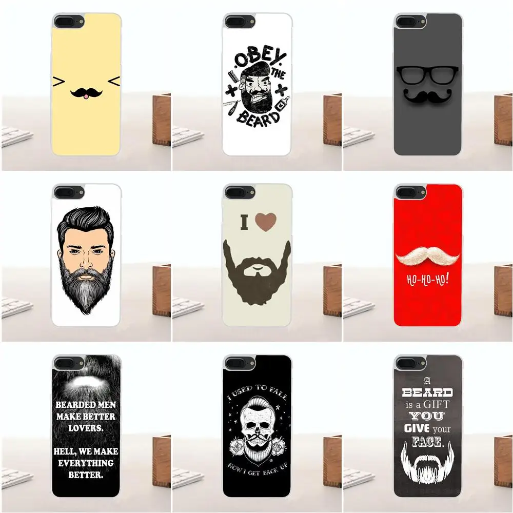 

TPU Design Customized Love Beard Mustache For Samsung Galaxy Note 5 8 9 S3 S4 S5 S6 S7 S8 S9 S10 mini Edge Plus Lite