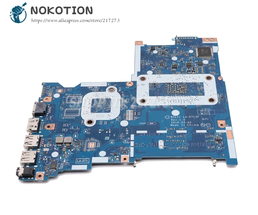 NOKOTION для ноутбука HP 15 B BA материнская плата телефон DDR3 BDL50 854958 001 601|Материнские