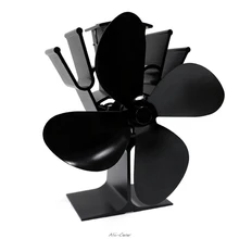 Best Offers Powered Stove Fan with Magnetic Thermometer 4 Blade Wood Stove Fans Aluminium Silent Eco-Friendly for Wood Log Burner Fireplace Best Offers Powered Stove Fan with Magnetic Thermometer 4 Blade Wood Stove Fans Aluminium Silent Eco-Friendly for Wood Log Burner Fireplace