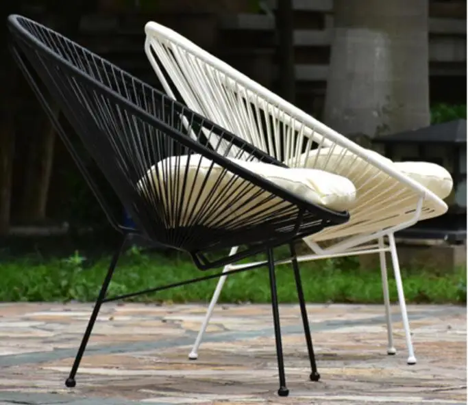 Тростниковые стулья из ротанга для отдыха на открытом воздухе