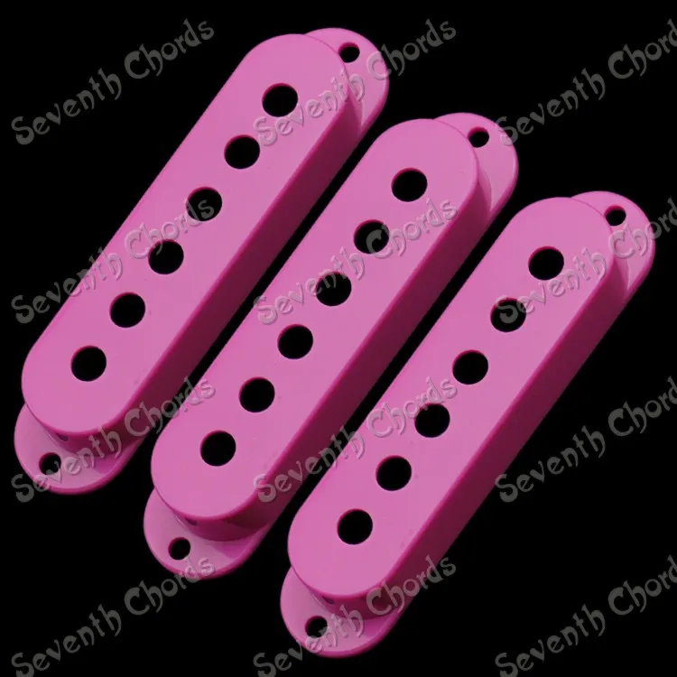 3 Pcs Plastic Mauve Electric Guitar Replacement Single Coil Pickup
