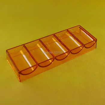 

TA-066 Brown chip tray for 100pcs poker chips