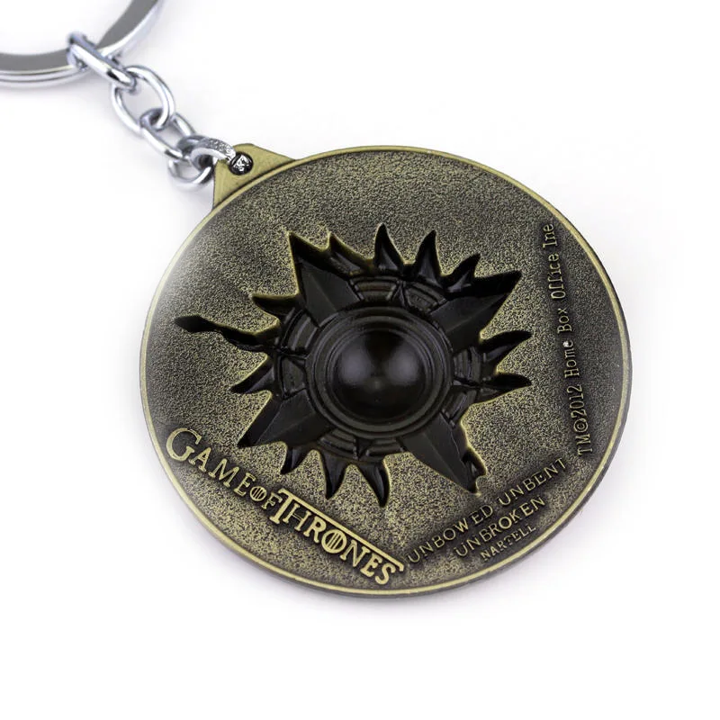 OEM Game Of Thrones Key Chain Fashion Martel Keychain Song Of Ice And