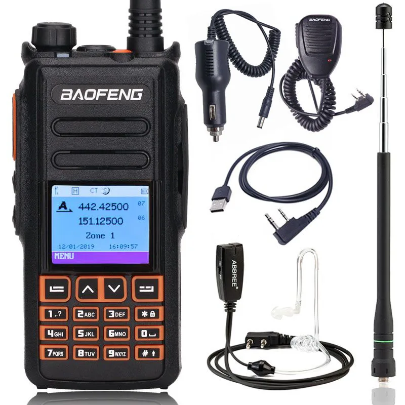 Baofeng DM-X gps запись Dual Band Dual Time slot уровня 1 и 2 Tier II DMR цифровой/аналоговый обновление DM-1702 цифровой иди и болтай Walkie Talkie - Цвет: as pic show 4