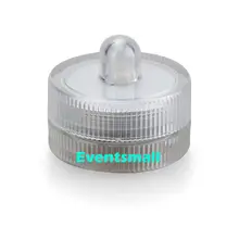 Погружной светодиодный свечи 120 шт./лот водонепроницаемый аккумулятор для дайвинга с питанием погружной светодиодный чайная свеча струнные огни