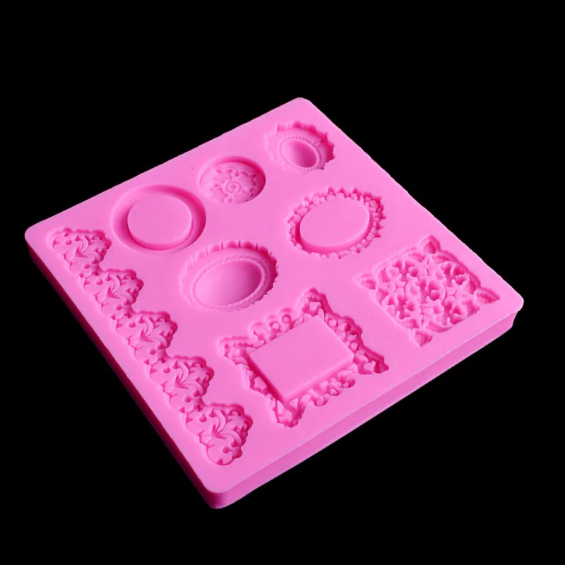 Aomily рамка с изображением мультфильмов в форме 3d-силикон для шоколада, желе, конфет форма для выпечки, формочка DIY Кондитерские бар ледяная глыба мыло формочка, инструмент для выпечки