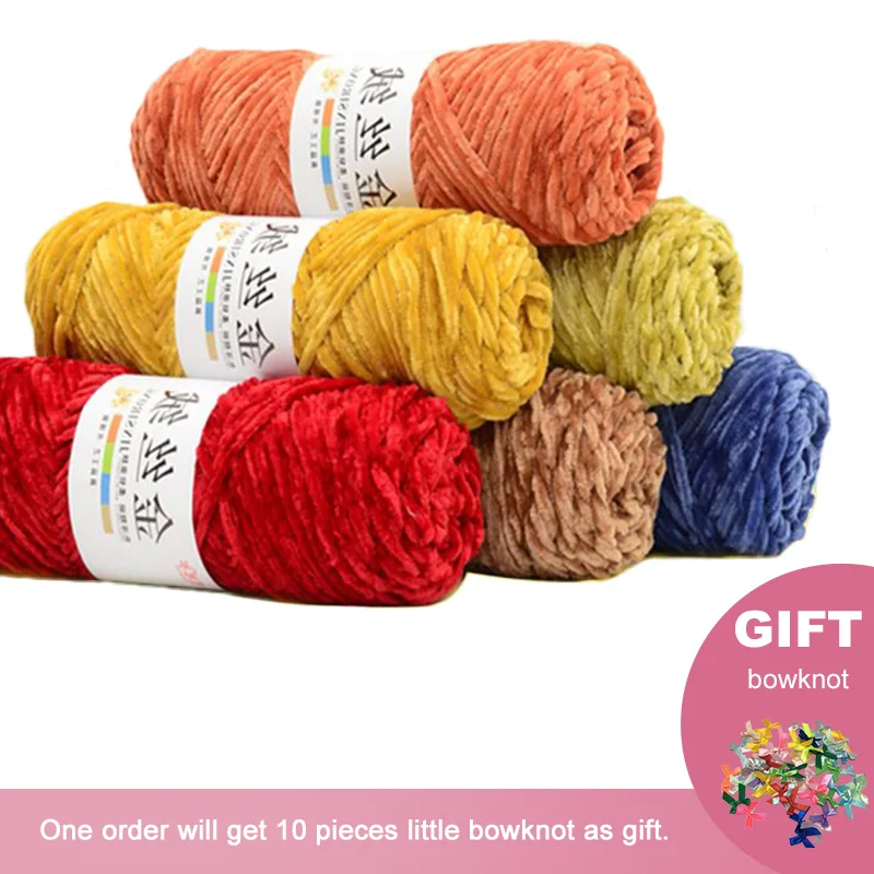 100g Velvet yarn Soft Yarn wool baby Yarn crochet knitting Yarn cotton