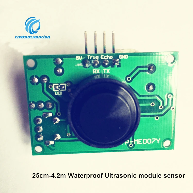 

1PC 25cm-4.2m Waterproof Ultrasonic module sensor Measuring distance Module Serial digital T/R integrated sensing module