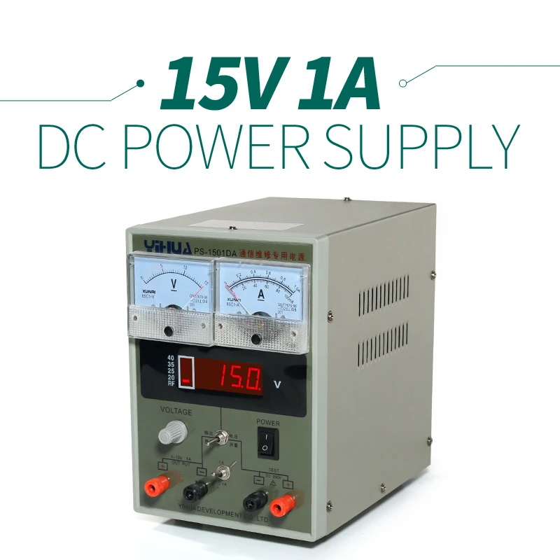 

YIHUA 1501DA Regulated Protection Circuits Power Supply LCD Display