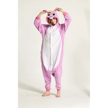 Фиолетовый единорог, Пегас Пижама для животных Onesie Толстовка для взрослых женщин и мужчин Пижама для Хэллоуина праздничная одежда для сна Флис Полная длина