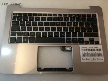 

Four sourare For Asus UX305 UX305FA Silver C case shell with black US keyboard