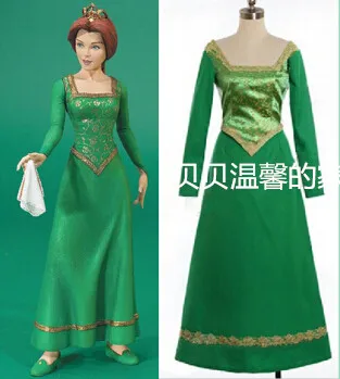 2016 Custom Made Shrek Princess Fiona Dress Costume font b Anime b font font b Cosplay