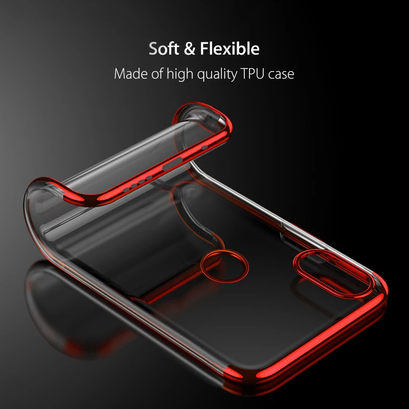 Чехол для Xiaomi Mi 8 SE прозрачный мягкий силиконовый тонкий чехол из ТПУ с покрытием