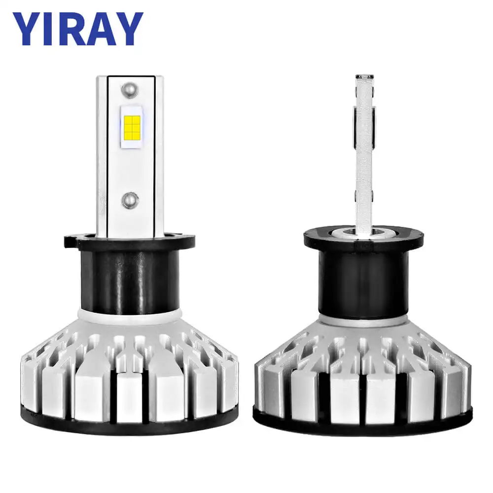 Тонкая Автомобильная фара YIRAY R8 H1 H3 H4 H7 H11 9005 9006 9012 6000K CSP Светодиодный Суперяркий