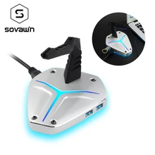 Новейший металлический дышащий Красочный светодиодный высокоскоростной концентратор Usb3.0 разветвитель порт/зарядное устройство/мышь Кабельный органайзер 5 Гбит/с для портативных ПК