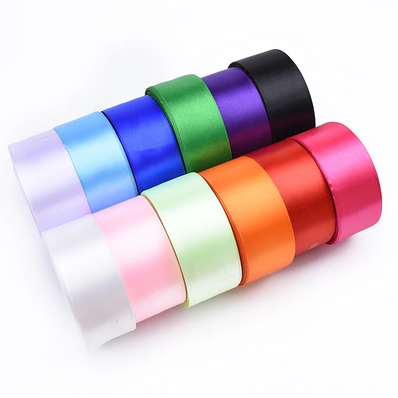 

25Yards 40MM Grosgrain Satin Ribbons for Wedding Christmas Party Decorations DIY Bow Craft Ribbons Card Gifts Wrapping Supplies