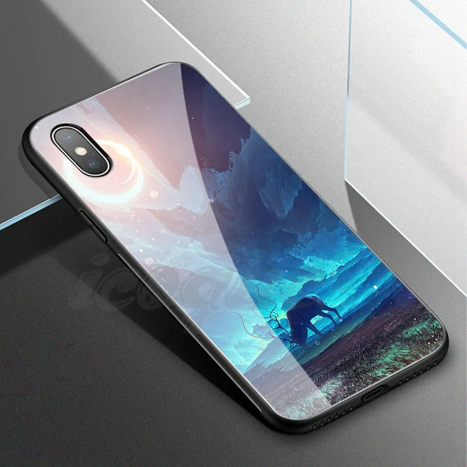 Tempered Glass Case For iPhone X iPhone 8 Plus Case Luxury Space Phone Cover for iPhone 8 6 6s 7 x 8plus Cases for iPhone 7 Plus (13)
