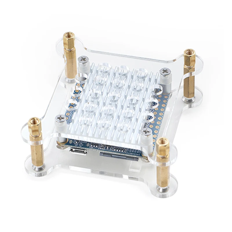 Прозрачный акриловый кронштейн чехол для NanoPi NEO/NEO2/NEO Air NP009|case for|case casecase transparent |