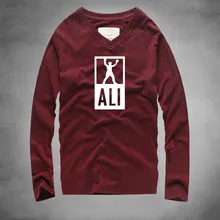 2016 New Brand T-Shirt Muhammad Ali All Stars Raglan T shirt MMA Fighting Long Sleeve Baseball Jersey Tee Shirt plus Size tshirt