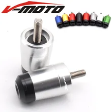 CNC мотоцикл 7/8 ''22 мм руль кепки мотокросс ручка бар ручки концы для Bajaj доминар 400