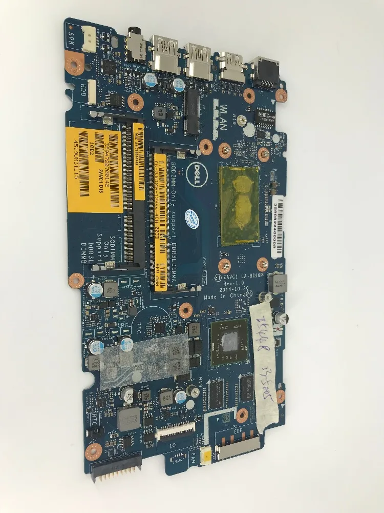 KaiFull CN-0JGW4R JGW4R для Dell Inspiron 5448 5548 Материнская плата ноутбука ZAVC1 LA-B016P rev: 1 0 I3-5005U