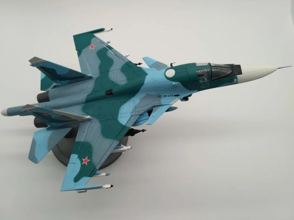 1/72 масштаб модель истребителя, игрушки Россия SU-34 Фланкер боевой самолет литой металлический самолет модель игрушки оригинальная коробка