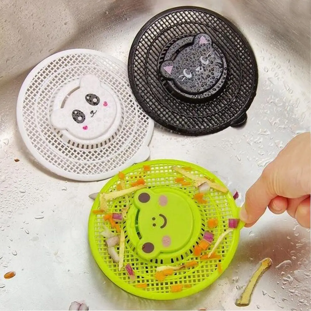 

Shower Sink Drain Basin Bathtub Floor Drainer Hair Filter Trap Strainer Kitchen Sink Mesh Filters Bathroom Accessories