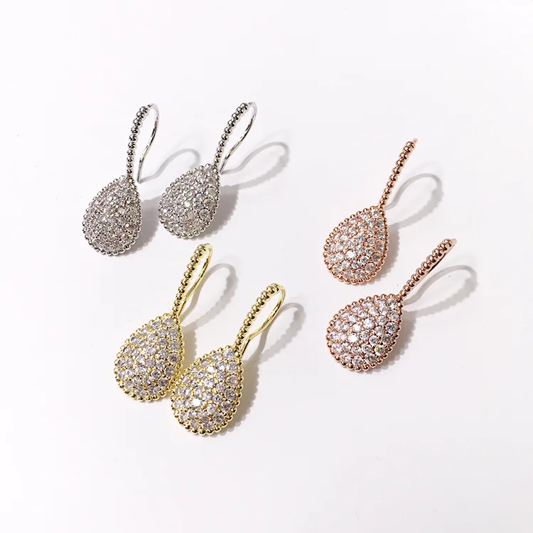

Designer Fashion 925 Sterling Silver Jewelry 3A Cubic Zirconia Party Earring