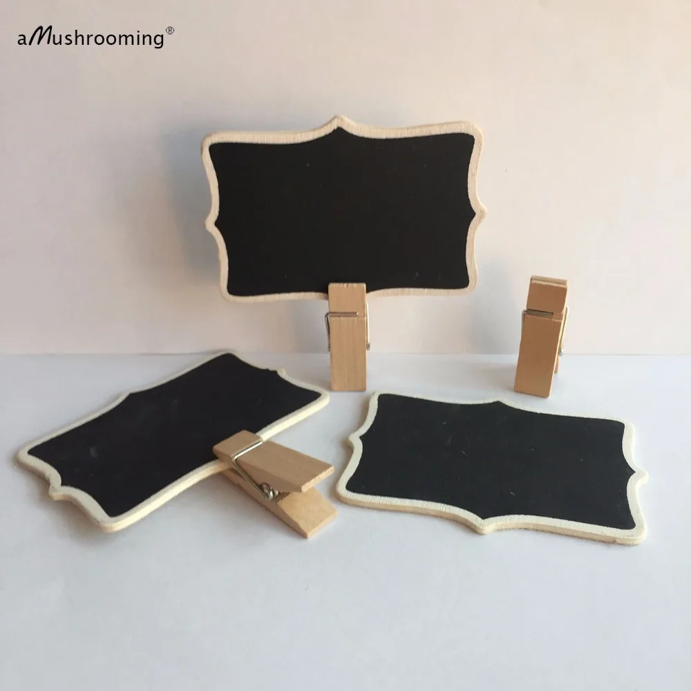 100 Chalkboard Blackboard Stand Vintage Shabby Wedding Sweets Candy Cart Buffet Bar table sign