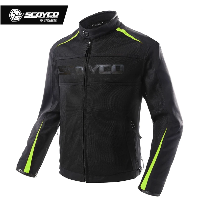 

SCOYCO JK63 Waterproof Men Motocross Riding Jacket Motorcycle Racing Jacket Gear Reflective Sport Protective Armor jaqueta