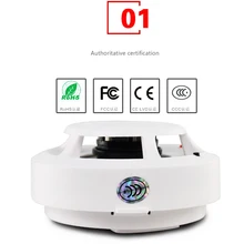 Автономный Дымовой сигнал тревоги Angis пожарная сигнализация датчик дыма 3C Сертификация автономный датчик задымления