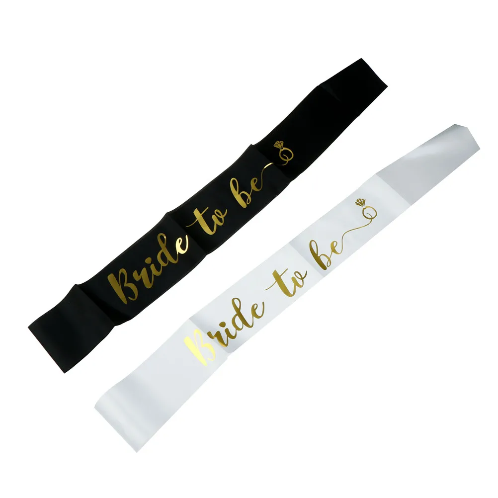 

1PC Fashion Bride to Be DIY Bridal Sash Bachelor Party Women Decor Wedding Belt Revelry Party Accessories