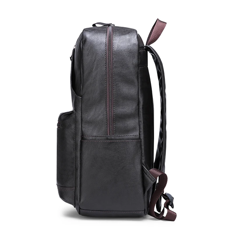 Модный мужской рюкзак, водонепроницаемый, натуральная кожа, дорожная сумка для мужчин, большой объем, для подростков, мужские рюкзаки для ноутбука Mochila